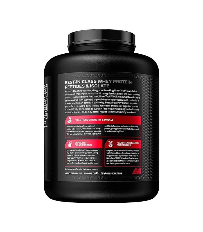 Muscletech Nitrotech Whey Protein | 4.00 LBS. (1.8 KG)