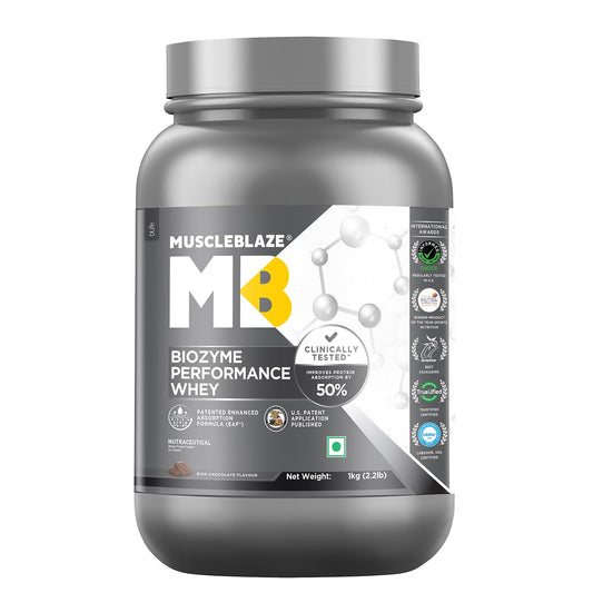 MUSCLEBLAZE BIOZYME WHEY PERFORMANCE 1kg