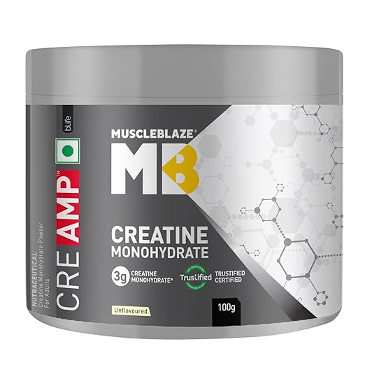 MuscleBlaze Creatine Monohydrate CreAMP™, Trustified Certified Creatine